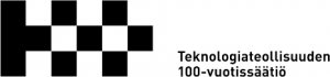 Teknologiateollisuuden 100-vuotissäätiön logo.